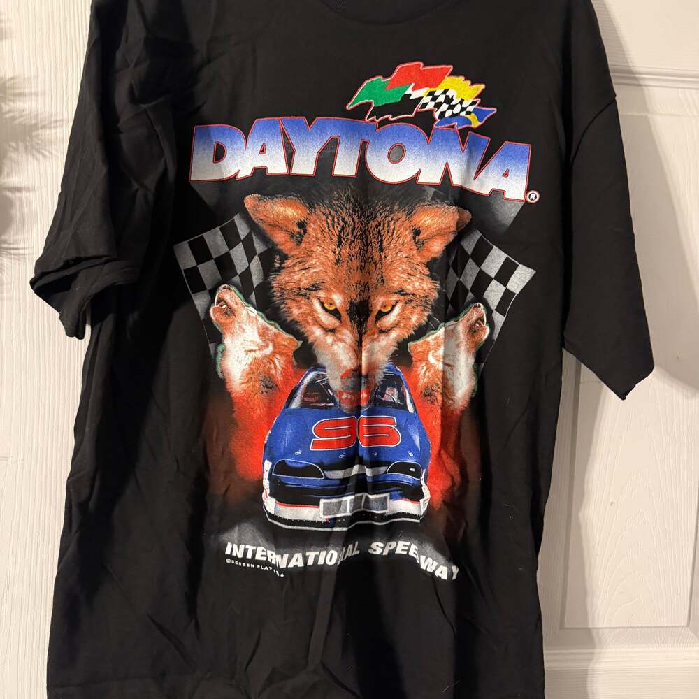 Vintage Daytona 500 1996 Screenplay Leading the Pack T-Shirt